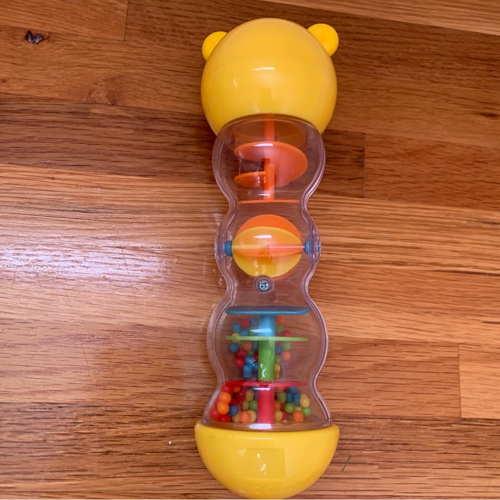 Yellow Bear Plastic Playgo Roller Rattle Learning Toy - Picture 4 of 5